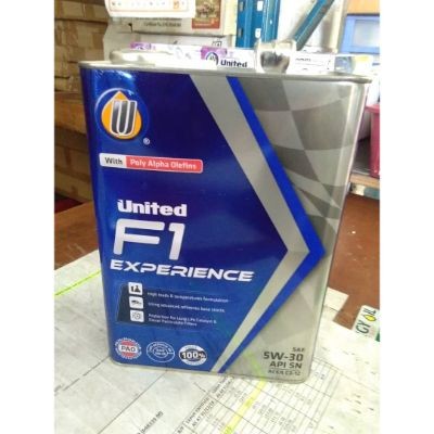 UNITED F1 EXPERIENCE 100% FULLY SYNTHETIC SAE 5W30 API SN(4L)