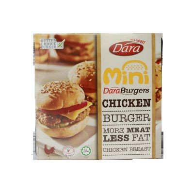 Dara Mini Chicken Burger (8 Pieces Per Pack) (24 Packs PerCarton) (192 Units Per Carton)