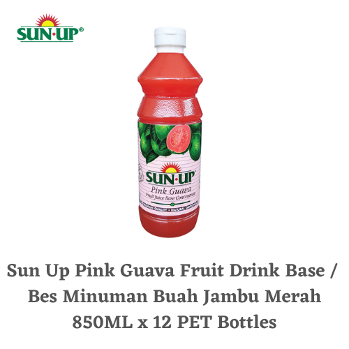 Sun Up - Pink Guava Fruit Drink Base (12 bottles x 850ml)