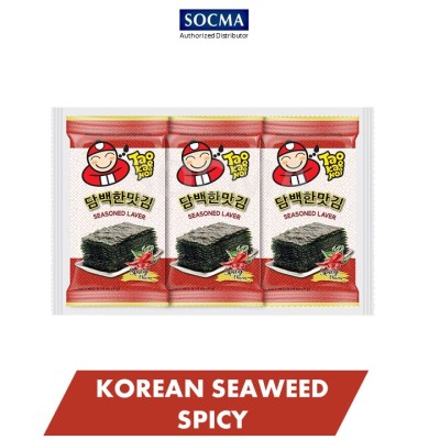 TAO KAE NOI KOREAN SEAWEED SPICY 20X(3X4G) (20 Units Per Carton)