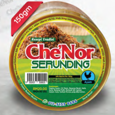 Che'Nor - Serunding Ayam + -150gm x 20 pieces