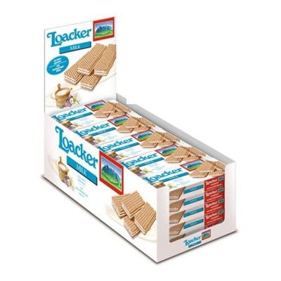 LOACKER Classic Milk 45gm Pack (12 Units Per Carton)
