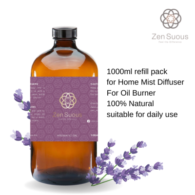 ZenSuous Home Diffuse Aromatherapy Oil 1000ml-20 scent to choose