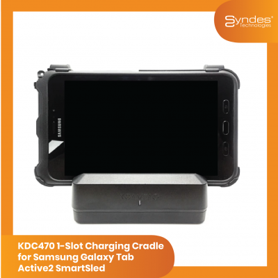 [PRE-ORDER] Koamtac KDC470 1-Slot Charging Cradle for Samsung Galaxy Tab Active2 SmartSled