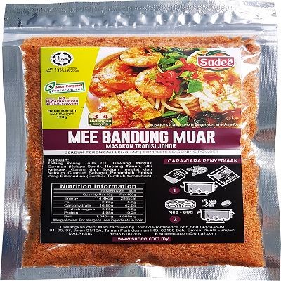 Sudee Mee Bandung Muar Spice Premixes 120g