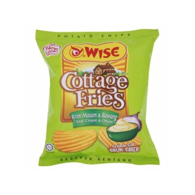 WISE Cottage Fries Sour Cream Onion 65g (12 Units Per Outer)