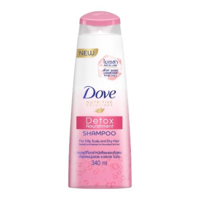 Dove Micellar Pink Salt Shampoo Detox Nourishment 340ml
