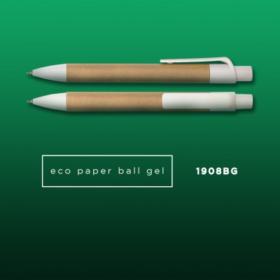 Eco Paper Ball Gel Pen (1000 Units Per Carton)