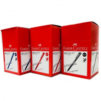 Faber-Castell Click X Ball Pen, Box of 60 pieces