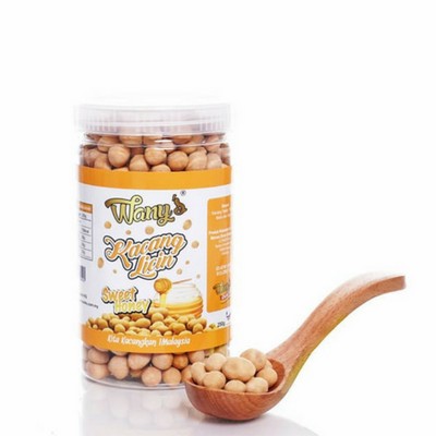 Wany's Kacang Licin: Sweet Honey @ Wany's Smooth Nuts: Sweet Honey (Bottle) (50 Units Per Carton)