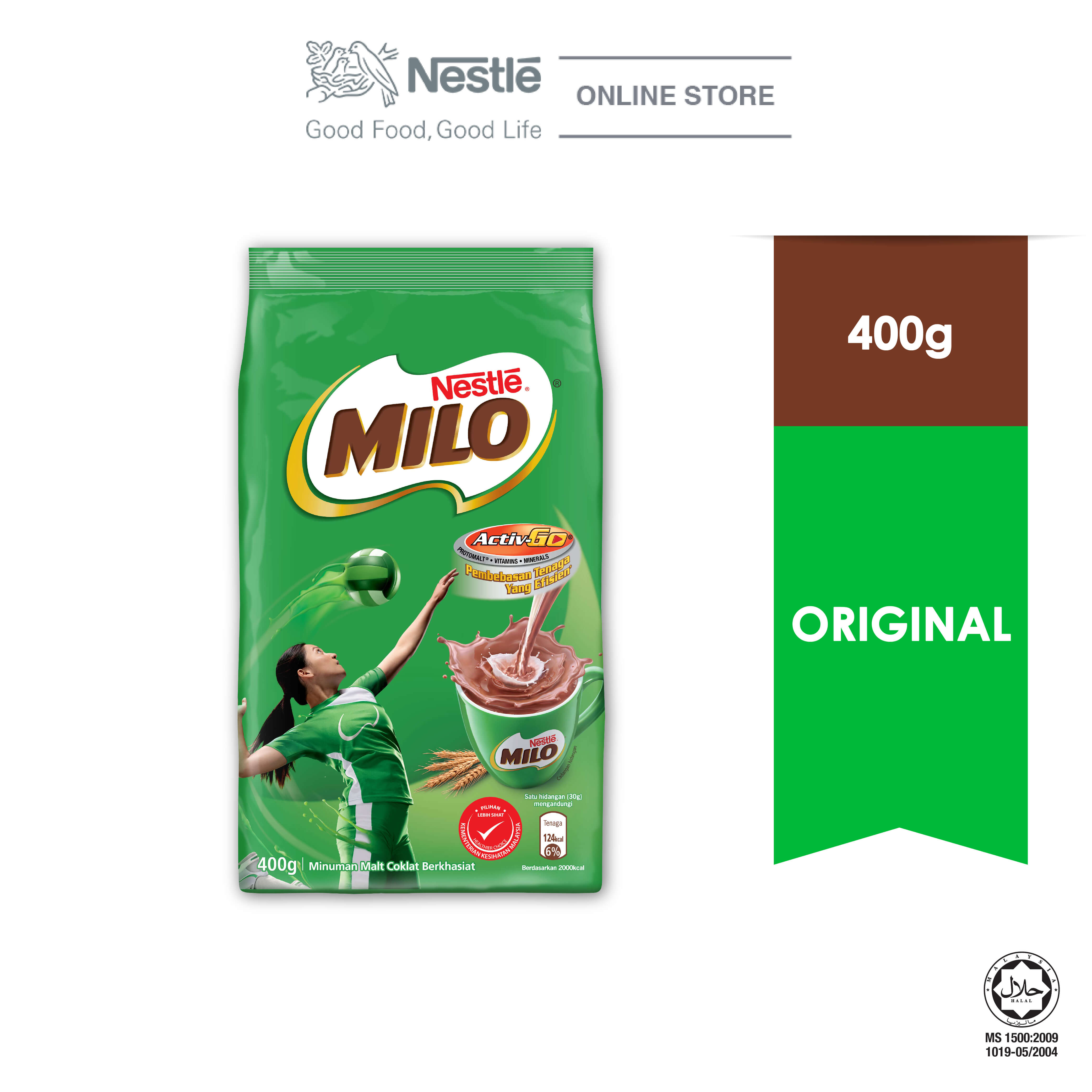 MILO ACTIV-GO POWDER Soft Pack 24 X 400g