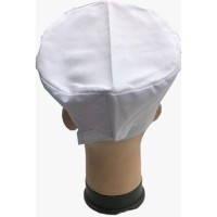 Fabric Chef Hat White No Net CH004W