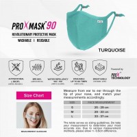 PROXMASK 90 Antimicrobial Reusable Face Mask - M Size