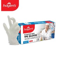 Hagen's TG9C Powder Free TPE Gloves (carton x 10 box x 100pcs)