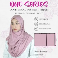 Duo Series Antiviral Instant Hijab - One Size