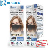 Respack KF94 4ply Surgical Face Mask - Black (20pcs box)