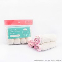 Disposable Ladies' Cotton Panties (XL) (12 units per cartons)