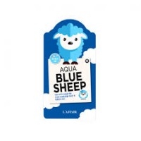 Rainbow L'affair Aqua Blue Sheep Mask