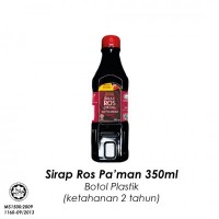 Pati Sirap Ros Pa'man 350ml (Botol plastik)