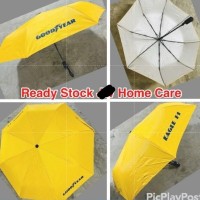 GOODYEAR AUTO OPEN UMBRELLA EAGLE F1 PUSH BUTTON EDISI TERHAD ULTRA STRONG FOLDABLE WINDPROOF PAYUNG