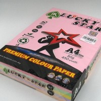 Lucky Star Colour Paper A4 size 80gsm 450's