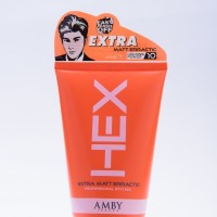 Amby London HEX Extra Matt Errectic (Orange) (1 Outer = 6 Pcs) (Buy 12 Pcs Free 1 Pcs)