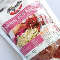 Sambal Crunchy Ikan Bilis (Anchovies) Riqzmie  Extra Fine ( 150g each)
