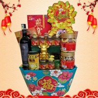 [MyEmart] CNY Happiness, Prosperity, Longevity Hamper MY03   Chinese New Year Festive Gift Hamper Basket