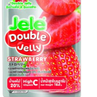 Jele Double Jelly Drink Strawberry ( 36 x 125g Units per Carton )