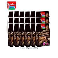 LOACKER Quadratini Dark Chocolate 250g (18 Units Per Carton)