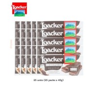 LOACKER Cocoa & Milk 45g (25 Units Per Carton)