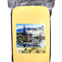 CAU Chocolates: Organic Raw Cacao Butter, 1kg (12 Units Per Carton)