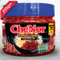 Che'Nor -Sambal Udang (Crispy Shrimp Chilli) + -250gm x 24 Pieces ( 1 carton )