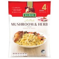 SAN REMO La Pasta Mushroom & Herbs 120gm Pack (6 Units Per Carton)