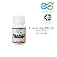 Infinity Black Seed Oil Plus Olive Leaves Extract 60 Softgels (Habbatus Sauda, Halal)