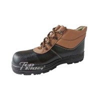 Top Rider Safety Shoes, Heavy Duty Series, ( Mid Cut ) 5" brown mix black