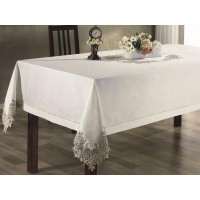 Venus Masa Ortusu - Nazik Table Cloth 160 cm x 260 cm (Cream Beige)
