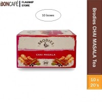 Brodies Chai Masala Tea 10boxes (20sachets Each)