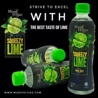 Fresh Squeezy Lime Juice | Jus Air Limau Nipis Segar Munif Hijjaz (350ml)