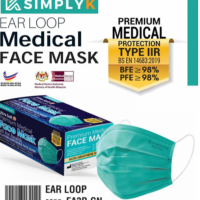 Disposable 3-Ply Medical Face Mask with Earloop
