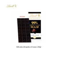 LINDT Excellence Dark 99% 50g (18 Units Per Outer)