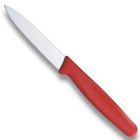 Victorinox Paring Knife Pointed Tip 8cm - Red (20 Units Per Carton)