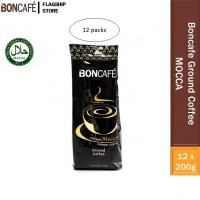 Boncafe Mocca Ground Coffee 12packs (200g each)
