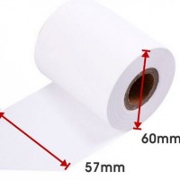 Thermal Receipts Paper Roll With Core 57X60MM 100rolls