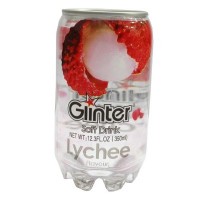GLINTER Lychee Soft Drink 350ml/can