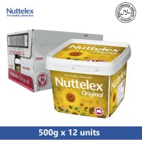 NUTTELEX MARGARINE SPREAD, ORIGINAL 500G X 12