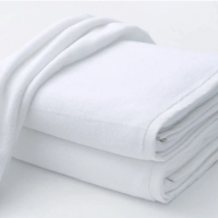 100% Cotton Premium White Bath Towel 450g (12pcs per outer)