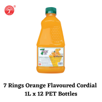 7 Rings - Orange Flavoured Cordial (12 bottles x 1000ml)