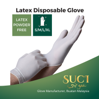 Latex Examination Gloves - Powder Free (10box per ctn)