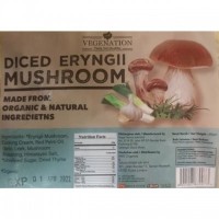 Vegenation- Diced Organic Eryngii Mushroom (Frozen)-200g
